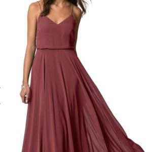 Jenny Yoo Inesse Bridesmaid Dress - Cinnamon Rose